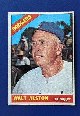 1966 Topps - Walter Alston Salón de la fama #116 - Dodgers de Los Ángeles en muy buen estado/ex Foto 1 de 3
