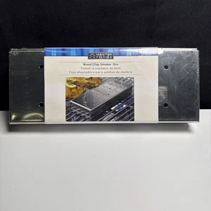 Master Forge Hackschnitzel Räucherbox Edelstahl/Scharnierdeckel #0269470 NEU (2C3) - Bild 1 von 4