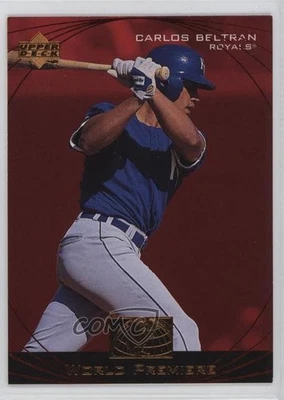 1999 Upper Deck Ovation World Premiere Carlos Beltran #64 - Image 1 of 2