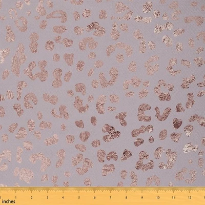 Tela de tapicería con estampado de leopardo, tela con estampado de guepardo safari rosa por yarda... Foto 1 de 4