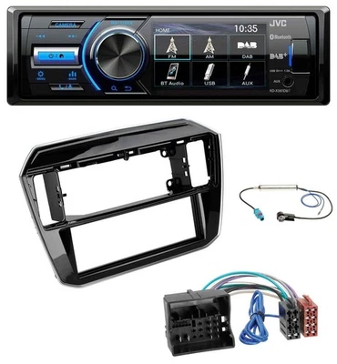 JVC Bluetooth MP3 USB DAB Autoradio für Seat Mii Skoda CitiGo 2020-2021 piano bl - Bild 1 von 4