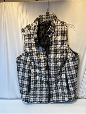 Colete Feminino Relativity Tamanho XL Preto e Branco Colete Tampão - Imagem 1 de 4