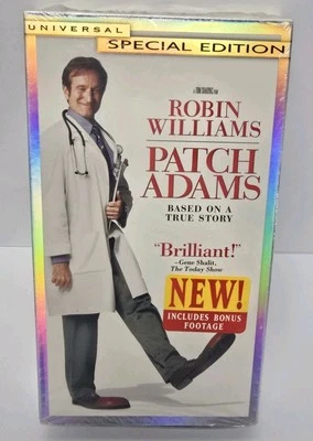 "Patch Adams" VHS 1999 Robin Williams True Story Medical Comedy Special Edition - Image 1 of 3