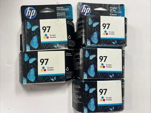 Genuine 5pack HP 61 Black & Tri-color Ink Cartridges CR259FN#140 SEALED 2024 - Picture 1 of 3