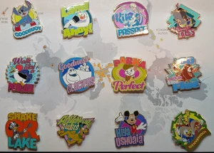 Aventuras de Disney Prendedores Antártida Set Tres Caballeros Mickey Stitch Frozen - Imagen 1 de 13