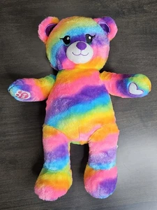 Build A Bear Rainbow Friends Multi-Color Teddy Bear Plush 17” Stuffed Toy 2018 - Picture 1 of 5