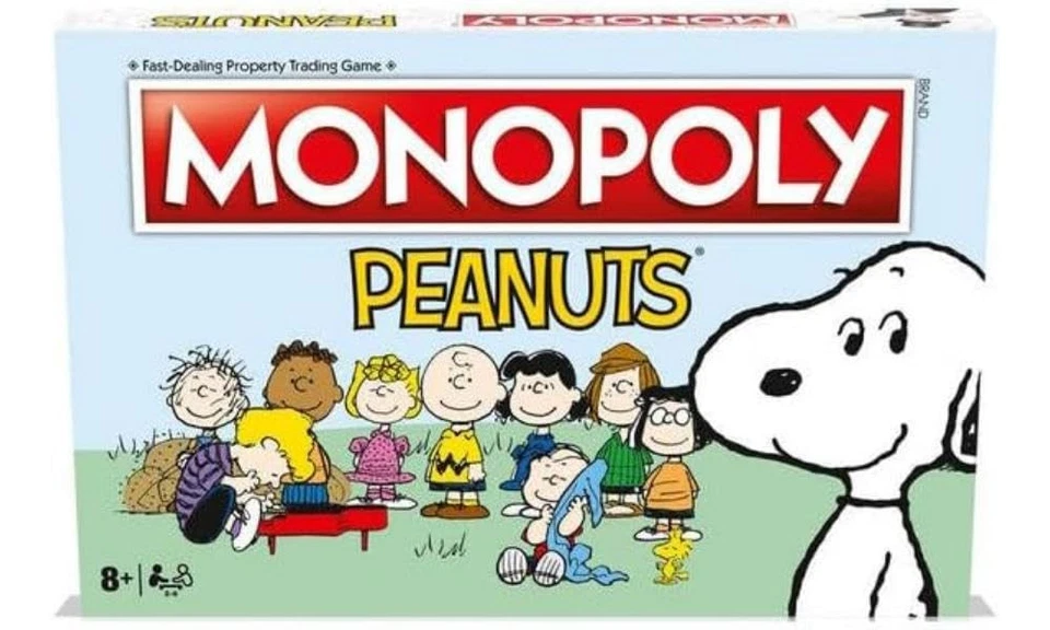 Winning Moves Peanuts Monopoly Board Game Join Charlie Brown and Advance to T... - Image 1 of 1