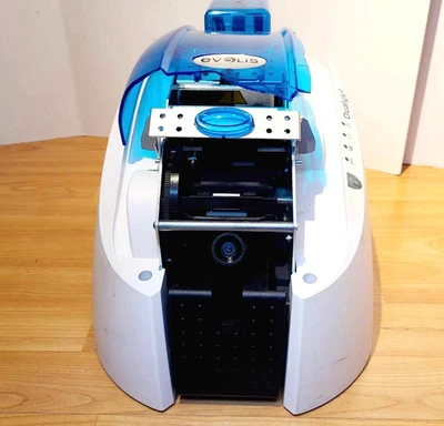 *BROKEN* EVOLIS DUALYS 3 BASIC PVC ID CARD BADGE THERMAL PRINTER DUA301OCH PARTS - Image 1 of 4