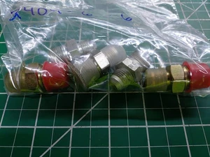 (Lot of 5) Adapter Fitting 2404-06-06 Male 3/8" JIC-06 to Male 3/8 NPT - Picture 1 of 1