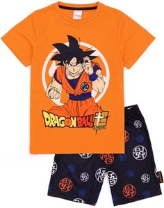 Dragon Ball Z Orange Goku Short Sleeve Short Leg Pyjama Set Unisex Kids - Picture 1 of 8
