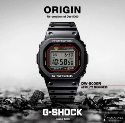 Casio G-Shock 5000 Series 40th Anniversary DW5000R-1A Limited Edition - Image 1 of 4