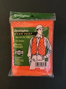 Remington Fluorescent Orange Mesh Hunting Vest - Picture 1 of 2
