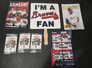 Atlanta Braves 2025 Opening Week Gameday, Magnet Schedule,Topps SGA Cards + More - Picture 1 of 6