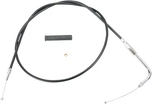 Drag Specialties Motorcycle Black Vinyl Throttle / Idle Cable Black - 45 Inch - Picture 1 of 1
