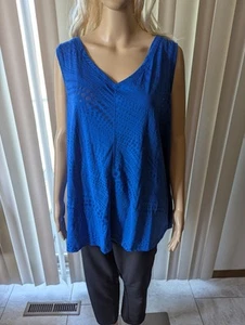 Neu mit Etikett $ 35 Avenue 26/28 kobaltblaues Tanktop - Bild 1 von 6