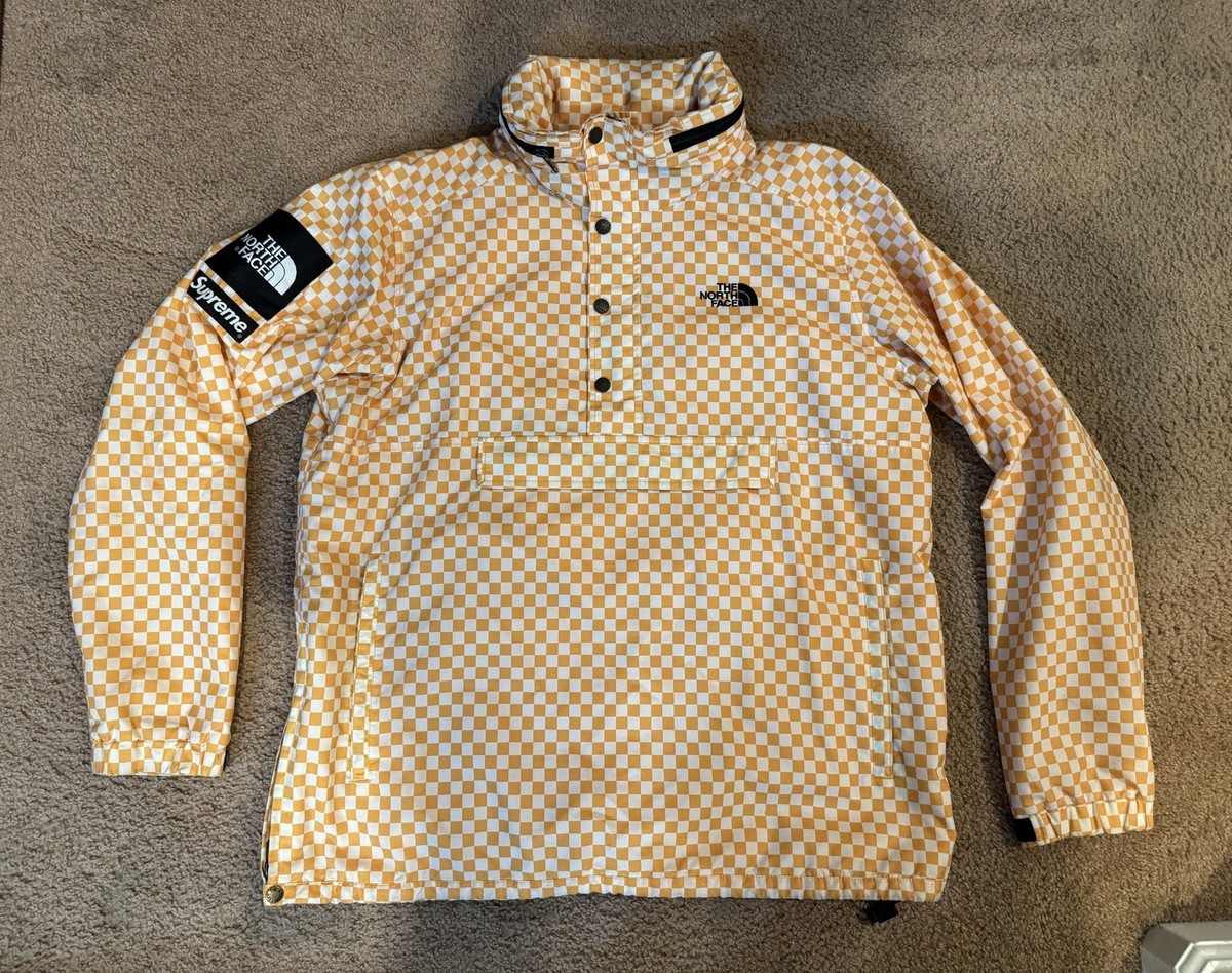 Supreme × North Face 17ss PulloverイエローXL SUPREME x The North Face Gore-Tex Pullover Jacket Auth