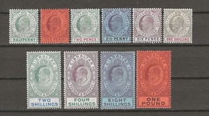 GIBRALTAR 1903 SG 46/55 COMO NUEVO - Imagen 1 de 2