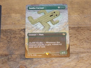 Magic The Gathering Jumbo Cactuar x1 Raro Final Fantasy Casi Nuevo Bajo Envío y devolución Leer Descripción - Imagen 1 de 1