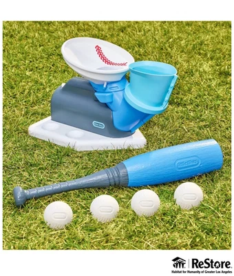 Little Tikes 2-in-1 Pop and Pitch Trainer Toy Baseball Set - 6pc - Image 1 of 4