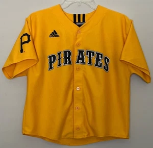 Adidas Cooperstown Pittsburgh Pirates Baseball Trikot Jugend Größe Large 14-16 Junge - Bild 1 von 6
