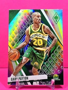 2023-24 Panini Phoenix Silver Gary PAYTON Seattle Supersonics Salón de la fama - Imagen 1 de 2