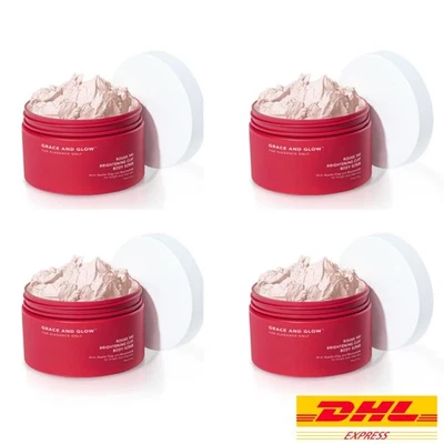 4X Grace and Glow Rouge 540 Brightening Clay Body Scrub 220g DHL Express - Image 1 of 4