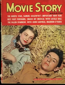 MOVIE STORY October 1943 Fan Magazine FARLEY GRANGER Anne Baxter Photo Cover vv - Picture 1 of 4