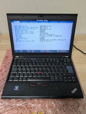 Lenovo ThinkPad X220 - i7-2640M - 4GB Ram - No Storage - Image 1 of 4