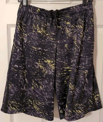 Pantalones Cortos Activos Champion Malla Atlética Bolsillos Verde Neón y Negro Niños XL 16-18 Foto 1 de 4