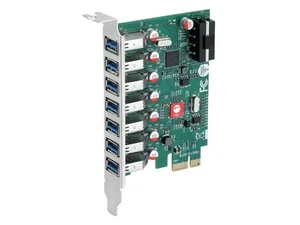SIIG 7 Port USB 3.0 PCIe Host Card UASP Mode - Picture 1 of 5
