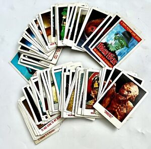 170+ HORROR Fright Flicks Did It Ever Happen 1988 Topps Trading Cards INCOMPLETE