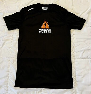Camisa Tough Mudder Craft Finisher Poliéster Atlética Negra Unisex Mediana Foto 1 de 4