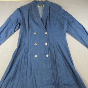 Forenza Denim Dress Womens Size 16 Long - Picture 1 of 9