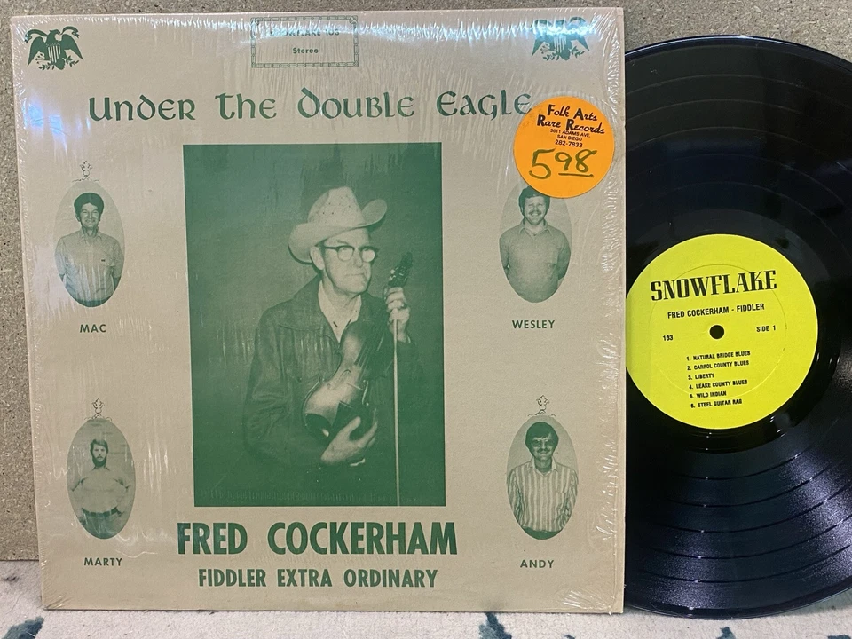 Fred Cockerham Under The Double Eagle EX ORIG SHRINK rare bluegrass Appalachian - Изображение 1 из 1