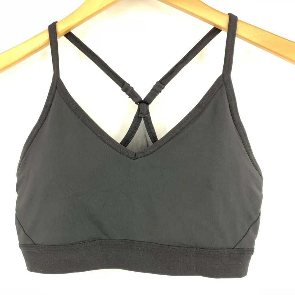 Sujetador Athletic Works para mujer talla pequeña 4-6 acolchado negro corredor 0928 Foto 1 de 4