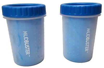 Dexas MudBuster Portable Dog Paw Cleaner Pet Supplies and Accessories,Blue- 2 PK - Image 1 of 4