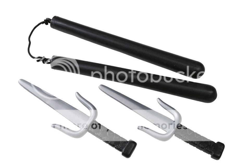 Kit de accesorios de disfraz de ninja de juguete accesorios Foto 1 de 1