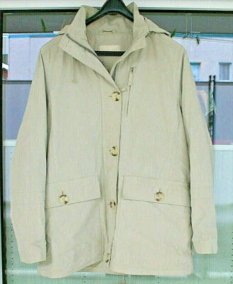 Jacke "Brookshire" Damen Jacke-Übergangsjacke-Anorak-Parka-Kapuze-Gr.36-Hellgrau - Bild 1 von 4