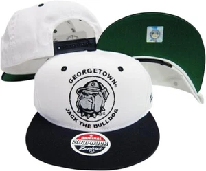 Vintage Zephyr Georgetown Bulldogs 1990s Mascot Adjustable Snapback Hat/Cap-NWT - Picture 1 of 2