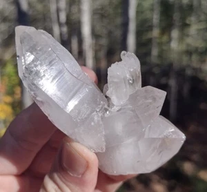 TISCHKATHEDRALE SELBSTHEILT DOPPELENDIG SELTENE FORMATION QUARZ KRISTALL 15 - Bild 1 von 10