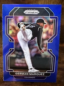2022 Prizm Baseball Blue Wave Prizm German Marquez - Picture 1 of 7