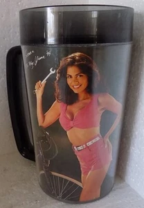Vintage Thermo-Serv Snap-On Tool Girl Plastic Mug Cup 1994 Sonia Calendar - Picture 1 of 3