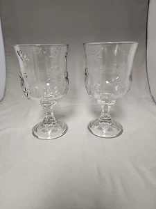 ANCHOR HOCKING SAVANNAH GOBLETS SET OF 2 - Picture 1 of 1