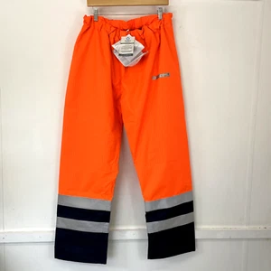 Sioen Protective Clothing Orange/Navy Hi-Vis Trousers Sze Large Unworn with Tags - Picture 1 of 11