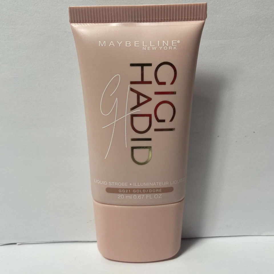 Maybelline Gigi Hadid Liquid Strobe Illuminator Highlighter Gg21 Gold