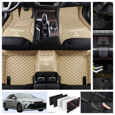 Fit For Toyota Avalon 2011-2024 Car Floor Mats Auto Carpets PU Leather Pads New — 第 1/4 张图片