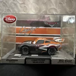 Disney Store Exclusive Pixar Cars LIGHTNING MCQUEEN Jay Shuster Custom Die Cast - Picture 1 of 8