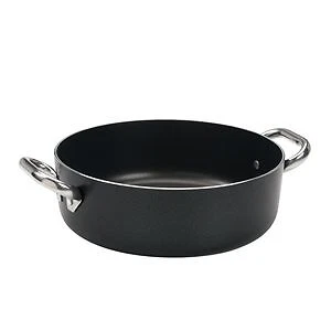AGNELLI Casseruola Bassa 2 Manici Antiaderente 3mm Al-Black - Immagine 1 di 1