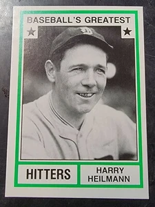 1982 TCMA Baseball's Greatest Hitters Harry Heilmann  - Picture 1 of 2