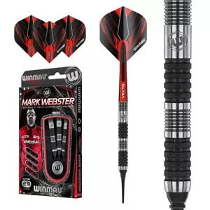 Freccette a punta morbida Mark Webster diamante 90% tungsteno di Winmau - Foto 1 di 2